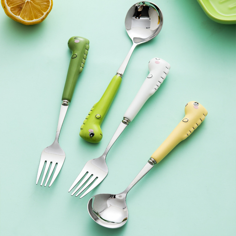 high quality ceramic handle cutlery set